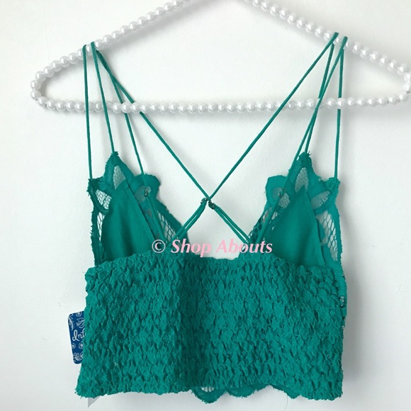 Free People Adella Longline Lace Bralette Bra - Picture 5 of 8